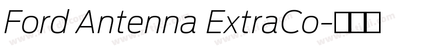Ford Antenna ExtraCo字体转换